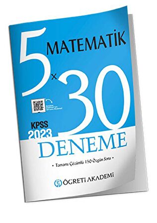 KPSS Genel Yetenek Genel Kültür 5x30 Matematik Deneme