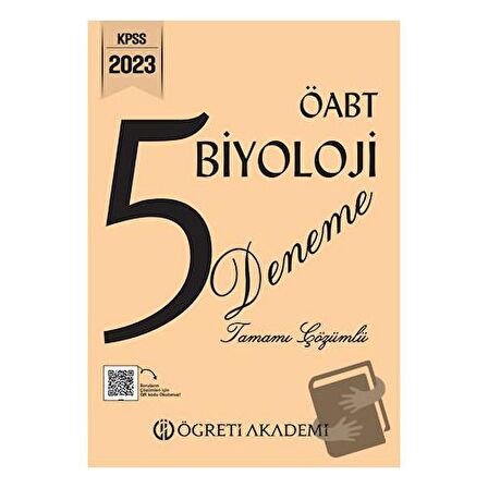 2024 KPSS ÖABT Biyoloji Tamamı Çözümlü 5 Deneme / Öğreti Akademi / Kolektif