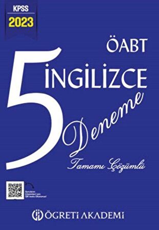 2023 KPSS ÖABT İngilizce 5 Deneme Öğreti Akademi