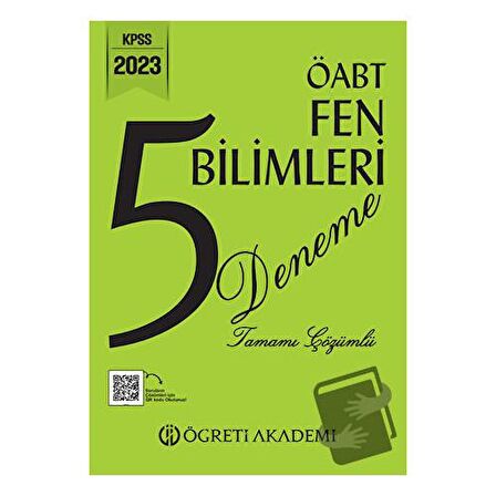 2023 KPSS ÖABT Fen Bilimleri 5 Deneme / Öğreti Akademi / Kolektif