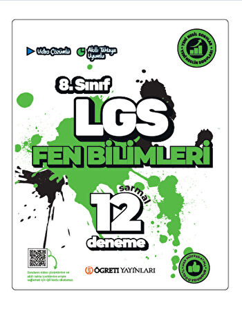 LGS 8.Sınıf Fen Bilimleri Sarmal 12 Deneme