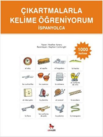 Çıkartmalarla Kelime Öğreniyorum - İspanyolca