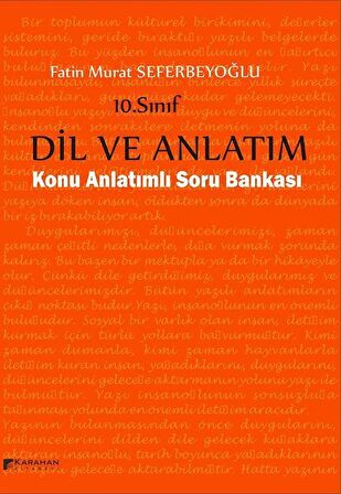 10. Sınıf Dil ve Anlatım Konu Anlatımlı Soru Bankası