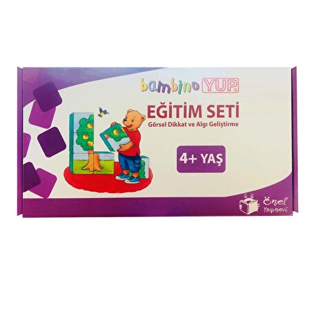 BambinoYUP 2-4 Yaş Paketi-2 (41 Kitapçık + Ahşap Kontrol Aracı)