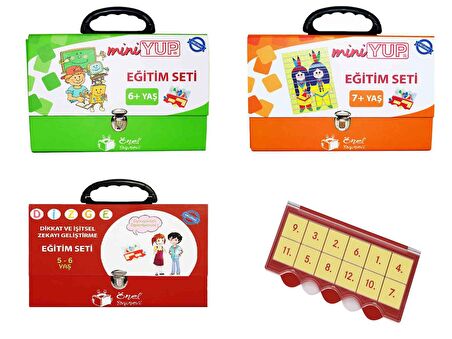 MiniYUP 5-7 Yaş Paketi-3 (31 Kitapçık + Kontrol Aracı)
