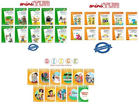 MiniYUP 6-8 Yaş Paketi-3 (31 Kitapçık + Kontrol Aracı)