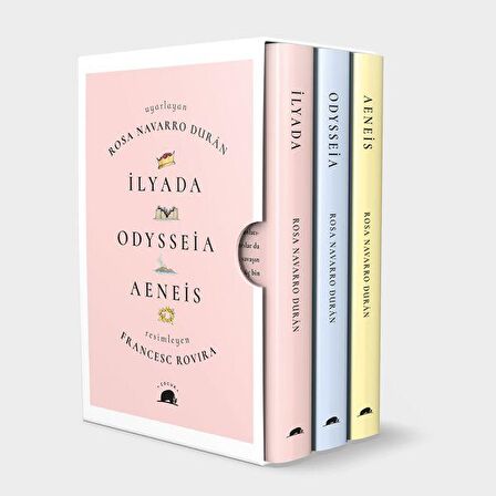 Çocuklar İçin Destanlar: İlyada - Odysseia - Aeneis (3 Kitap Takım)