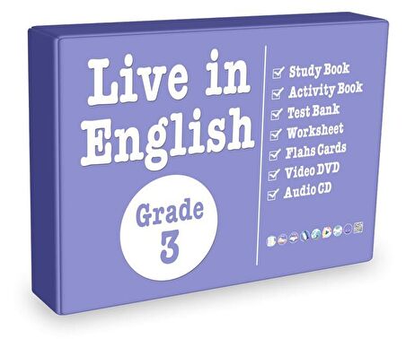 3.Sınıf İngilizce Öğrenme Seti Live in English