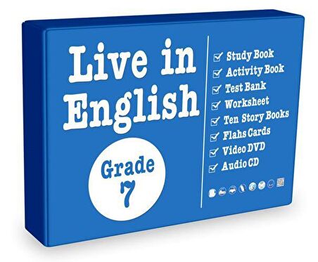 7.Sınıf İngilizce Öğrenme Seti Live in English