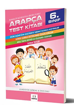 6. Sınıf Arapça Test Kitabı