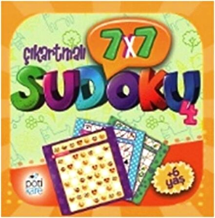 7x7 Çıkartmalı Sudoku - 4 (Çıkartmalı)