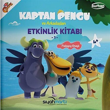 Kaptan Pengu ve Arkadaşları - Etkinlik Kitabı (4+ Yaş)