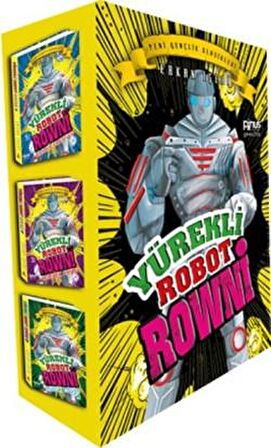 Yürekli Robot Rowni (3 Kitap Set)