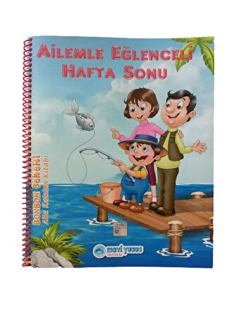 Mavi Yunus Yayınları Bonbon Şekeri Ailemle Eğlenceli Hafta Sonu A