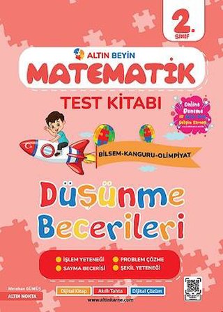 Altın Nokta Yayınları 2.Sınıf Bilsem-Kanguru-Olimpiyat Sınavlarına Hazırlık Seti(6 Kitap)