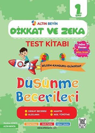 Altın Nokta Yayınları 1.Sınıf Bilsem-Kanguru-Olimpiyat Sınavlarına Hazırlık Seti(6 Kitap)