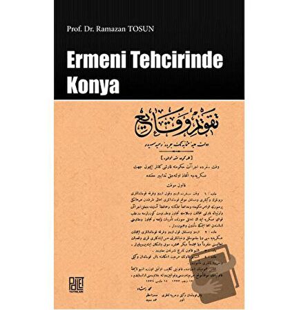 Ermeni Tehcirinde Konya