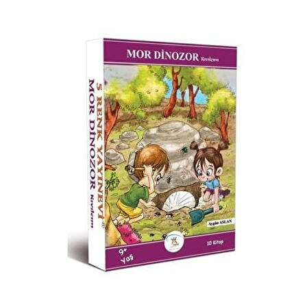 Mor Dinozor Kıvılcım (10 Kitap)