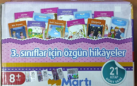 MARTI 3. SINIFLARÇİN ÖZGÜN HİKAYELER 21 KİTAP