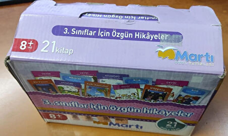 MARTI 3. SINIFLARÇİN ÖZGÜN HİKAYELER 21 KİTAP