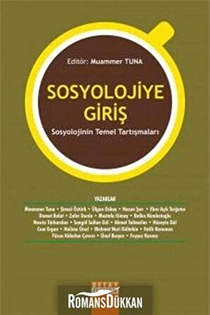 Sosyolojiye Giriş