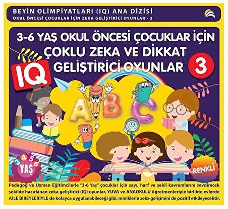 3-6 Yaş Okul Öncesi Çocuklar İçin Çoklu  Zeka ve Dikkat Geliştirici Oyunlar 3