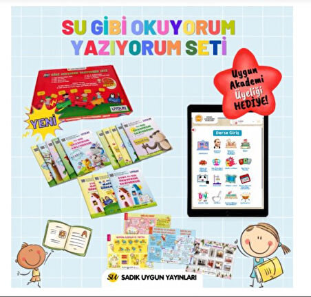1. Sınıf Su Gibi Okuyorum Yazıyorum Seti 