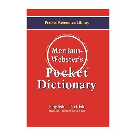 Merriam Webster’s Pocket Dictionary English - Turkish  / Cep Sözlüğü