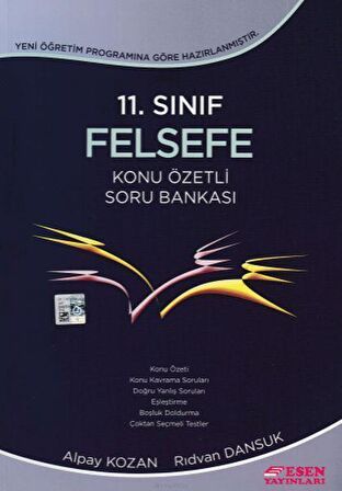 11. Sınıf Felsefe Konu Özetli Soru Bankası