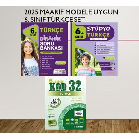 6.sınıf Türkçe Soru Bankası - 6. Sınıf Türkçe Stüdyo - 6. Sınıf Türkçe Kod 32