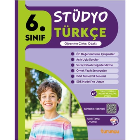 6.sınıf Türkçe Soru Bankası - 6. Sınıf Türkçe Stüdyo - 6. Sınıf Türkçe Kod 32