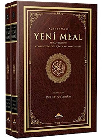 Açıklamalı Yeni Meal (2 Cilt Takım)