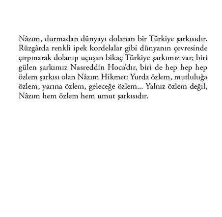 Türkiye Şarkısı Nazım