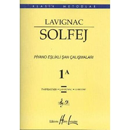 Lavignac Solfej 1A - Büyük Boy