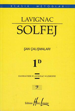 Lavignac Solfej 1D (Küçük Boy)