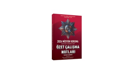 Sezer Demir 2026 Misyon Koruma Sınavı Hazırlık Seti Konu Anlatımı ve Soru Bankaları 6 Kitap