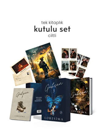 Gökçen 3 Ciltli Kutulu Özel Set ve Bülbül Kapanı Ciltli Kutulu Özel Set Loresima 2 Kitap Ciltli Set 