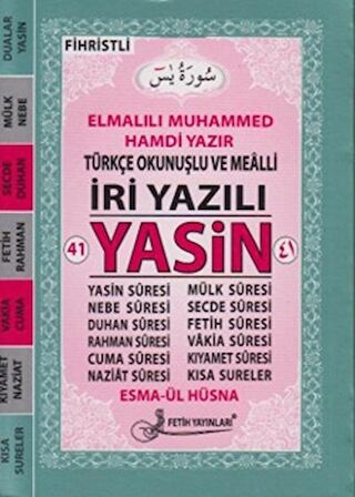 İri Yazılı Yasin Kod:024