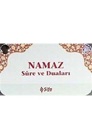 Namaz Sure ve Duaları (Kartela)