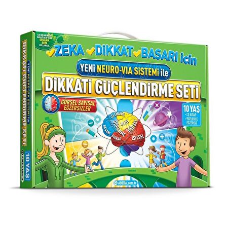 Dikkati Güçlendirme Seti ~ 4. Sınıf - 10 Yaş - Osman Abalı