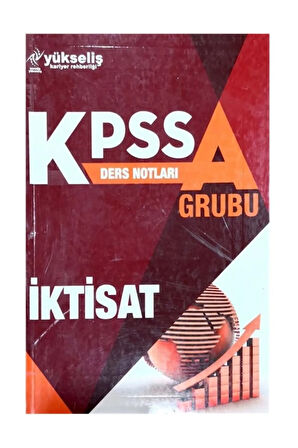 Kpss A Grubu Iktisat Ders Notları