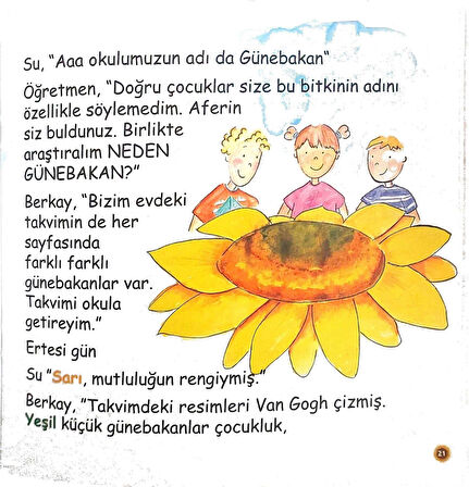 Günebakan Öyküleri - Okul Öncesi Hikaye Kitabı
