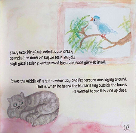 Biber Şarkı Söylemeyi Öğreniyor – Eğlenceli İngilizce Destekli Hikaye Kitabı