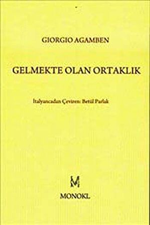 Gelmekte Olan Ortaklık / Giorgio Agamben