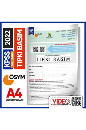 2024 Kpss Önlisans Gy- Gk Türkiye Geneli Kurumsal Dijital Çözümlü Deneme