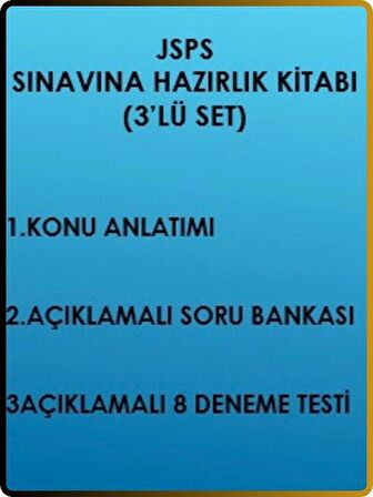 JSPS Sınavına Hazırlık 3’lü Set