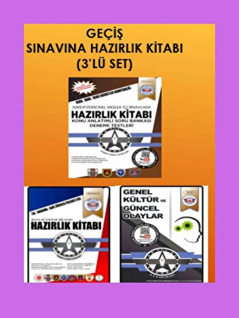 Astsubaylıktan Subaylığa Geçiş Sınavına Hazırlık Seti (3’lü Set)