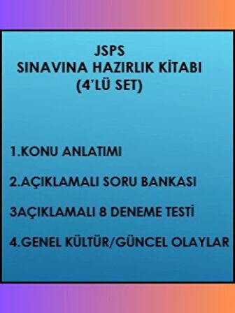 JSPS Sınavına Hazırlık 4’lü Set