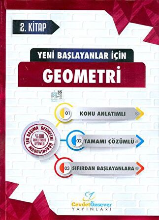 2021 Yeni Başlayanlar İçin Geometri 2.Kitap Cevdet Özsever Yayınları
