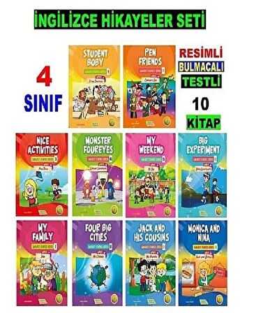 4. Sınıf İngilizce Hikayeler Seti 10 Kitap Akılyolu Yayıncılık